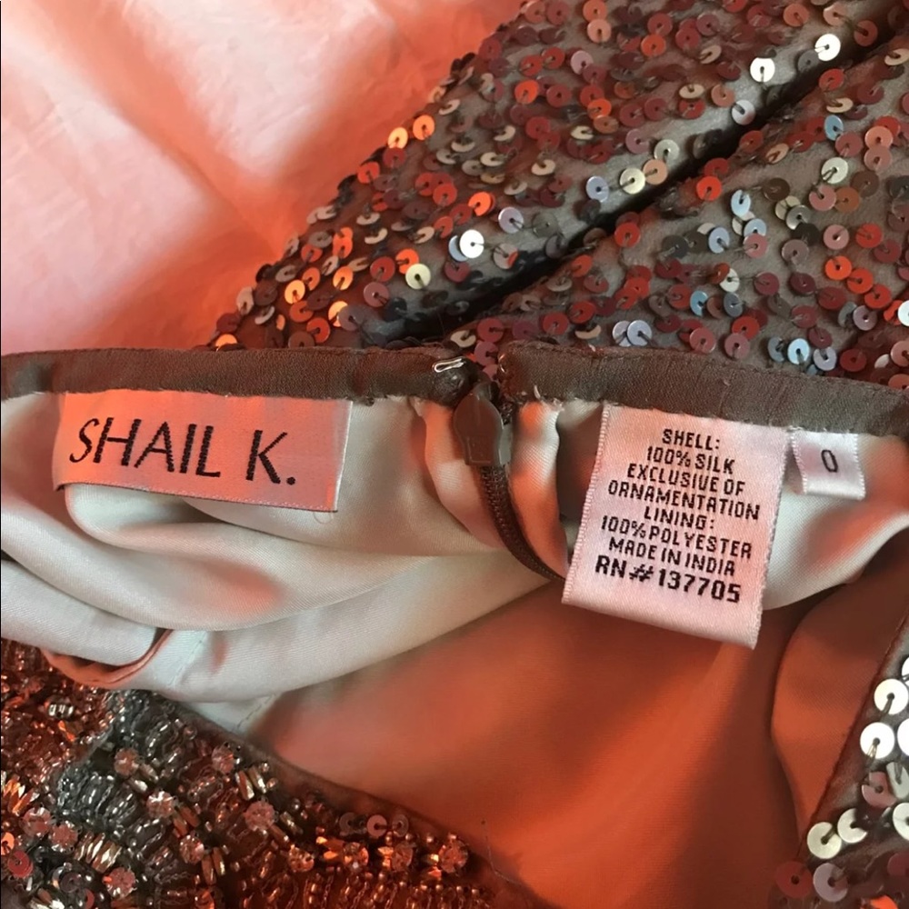 Sliver prom dress
